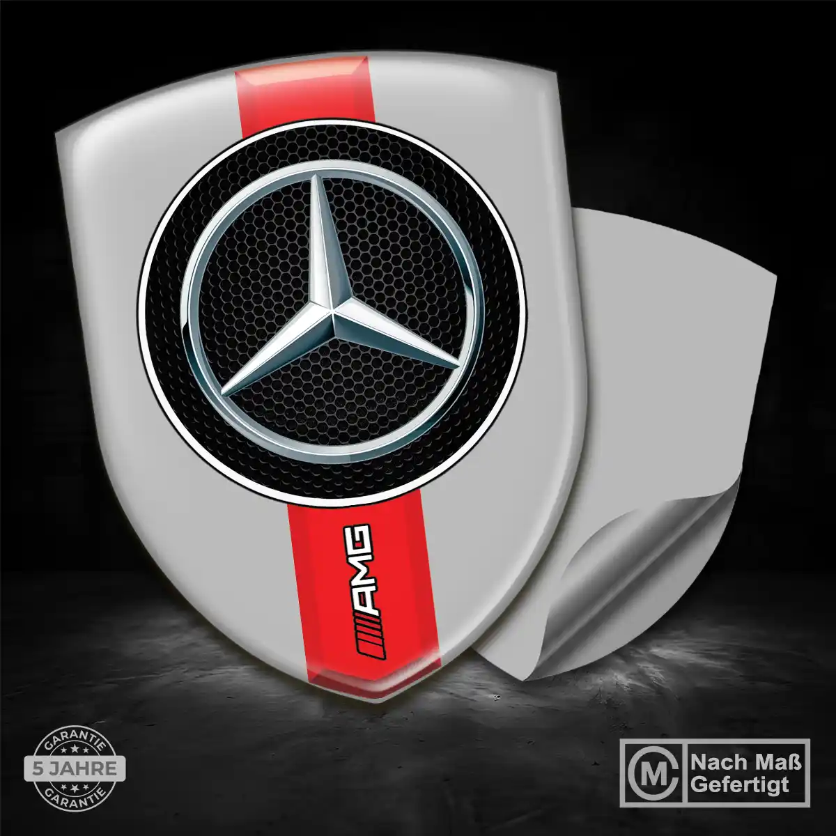 Mercedes Wappen Emblem Aufkleber Hohe Qualität