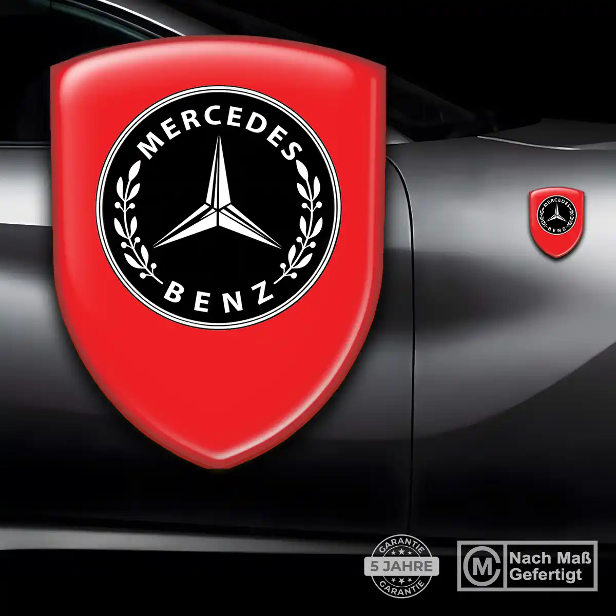 Mercedes Wappen Emblem Aufkleber Limitierte Auflage