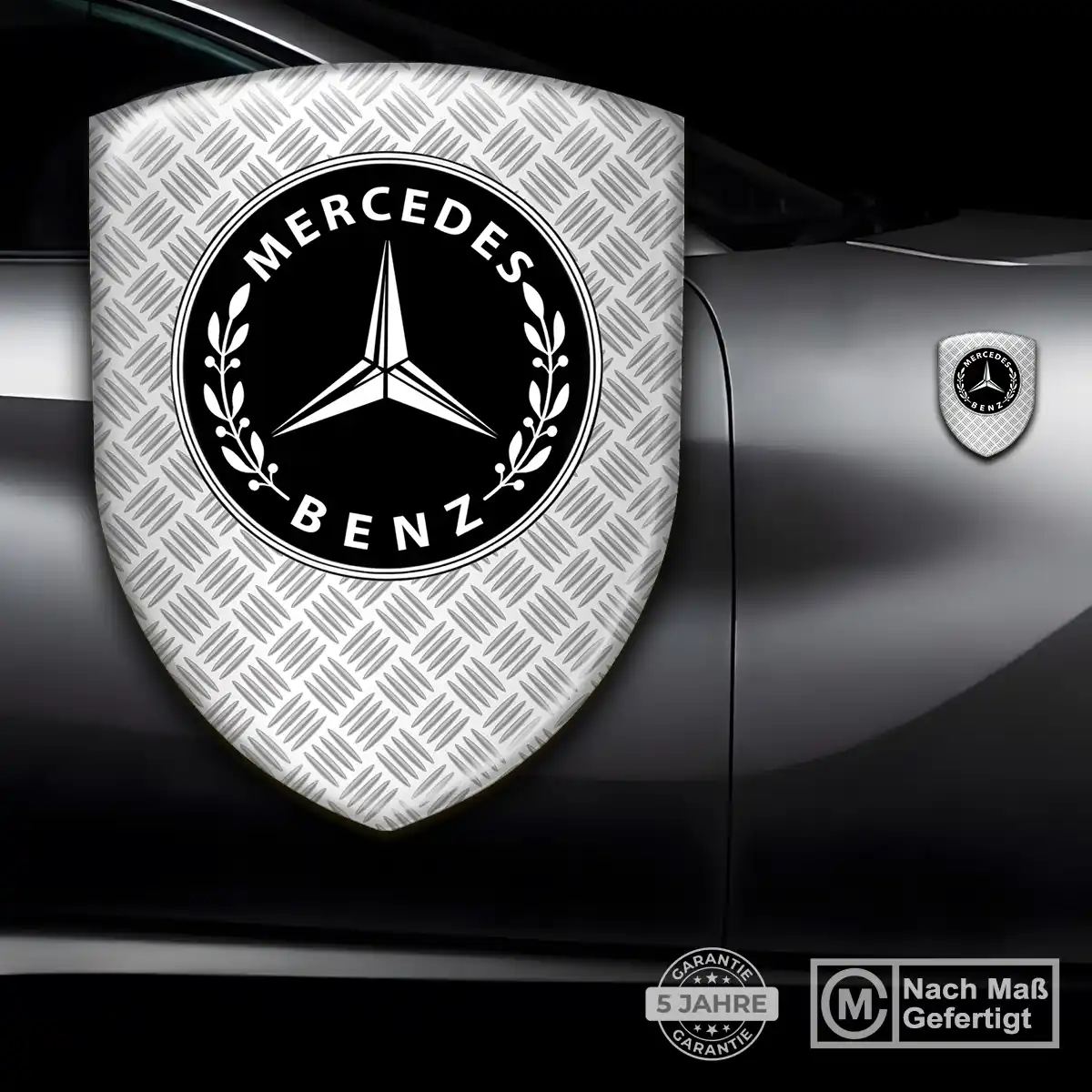 Mercedes Wappen Emblem Auto Premium-Edition