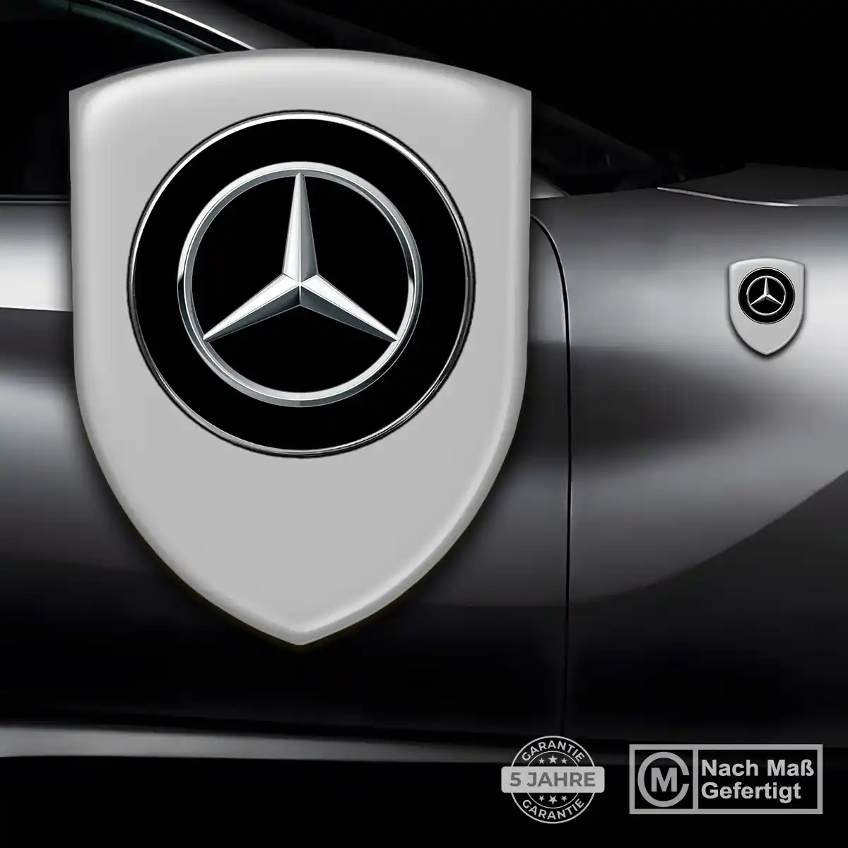 Mercedes Wappen Emblem Auto Premiumqualität