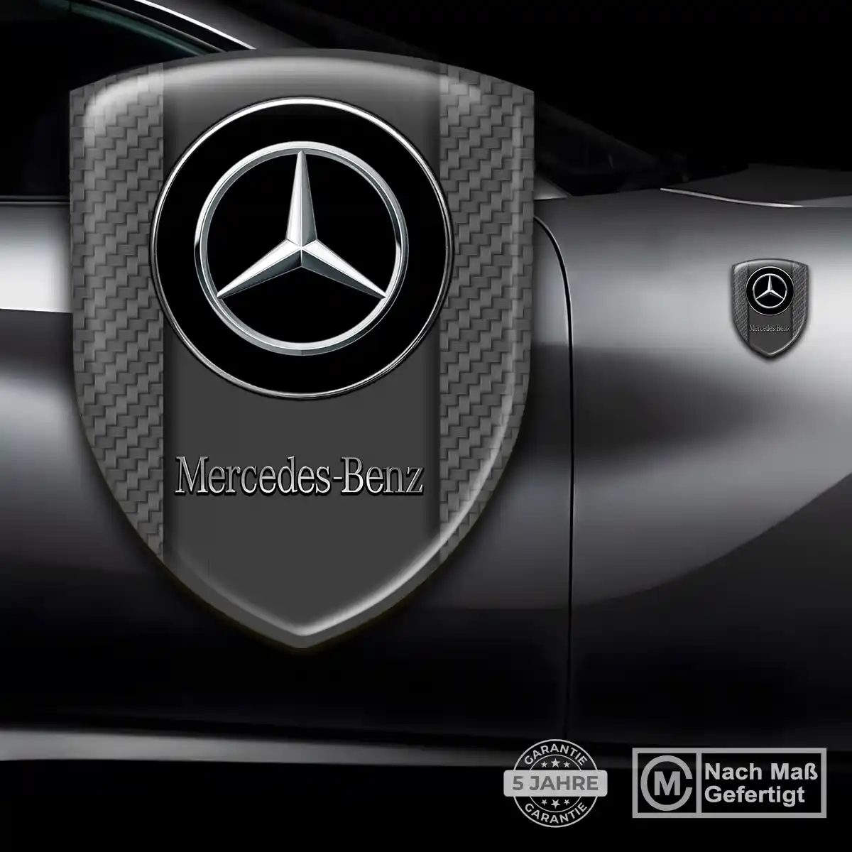 Mercedes Wappen Emblem Auto Stilvolles Design