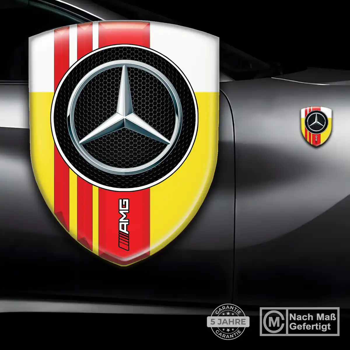 Mercedes Wappen Emblem Hohe Qualität