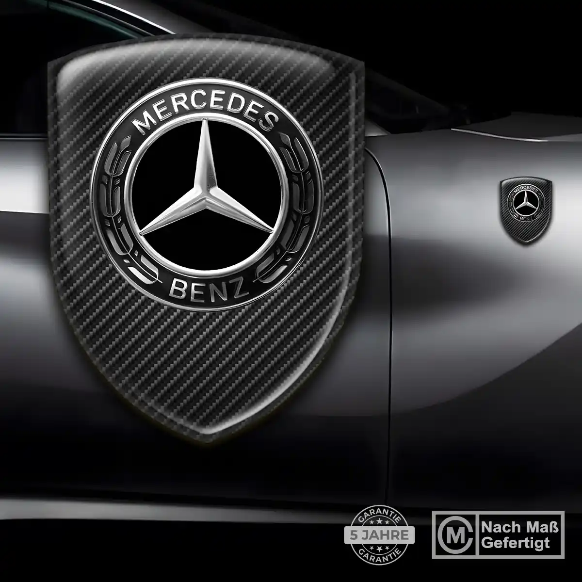 Mercedes Wappen Emblem Luxus-Edition