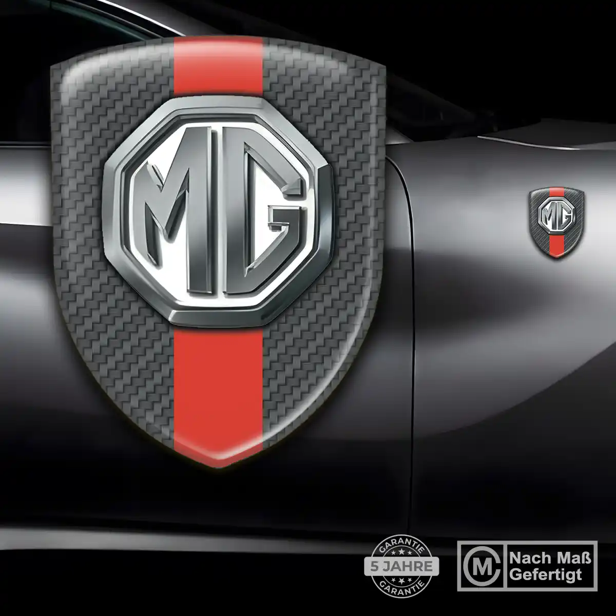 MG 3D Gel Aufkleber Auto Anspruchsvolles Design