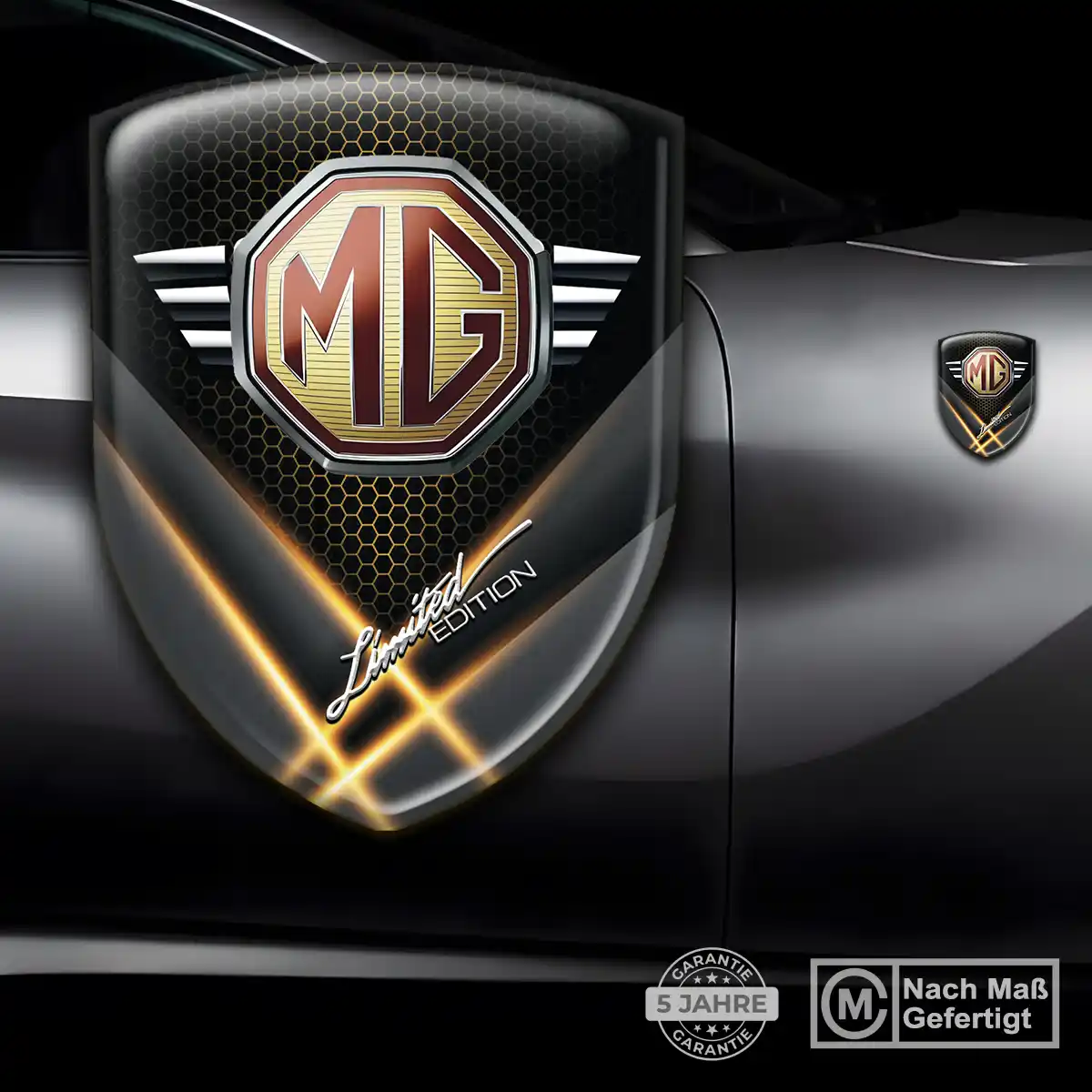 MG 3D Gel Aufkleber Auto Ausdrucksstarkes Design