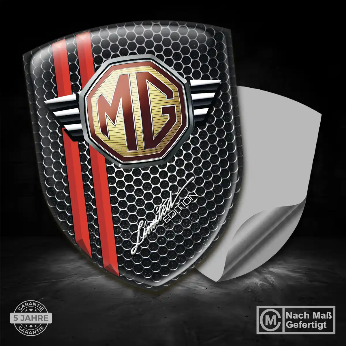 MG 3D Gel Aufkleber Auto Luxus-Edition
