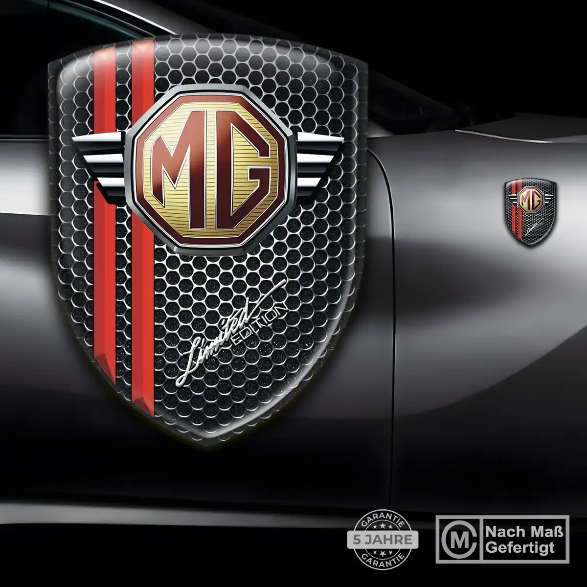 MG 3D Gel Aufkleber Auto Luxus-Edition