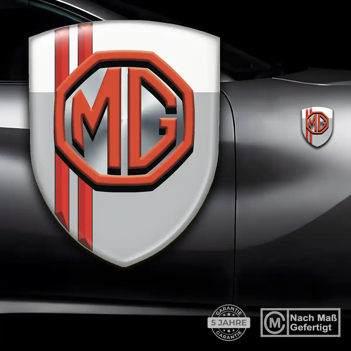 MG 3D Gel Aufkleber Auto Markenedition