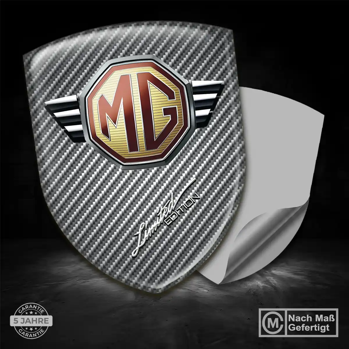 MG 3D Gel Aufkleber Auto Modernes Design