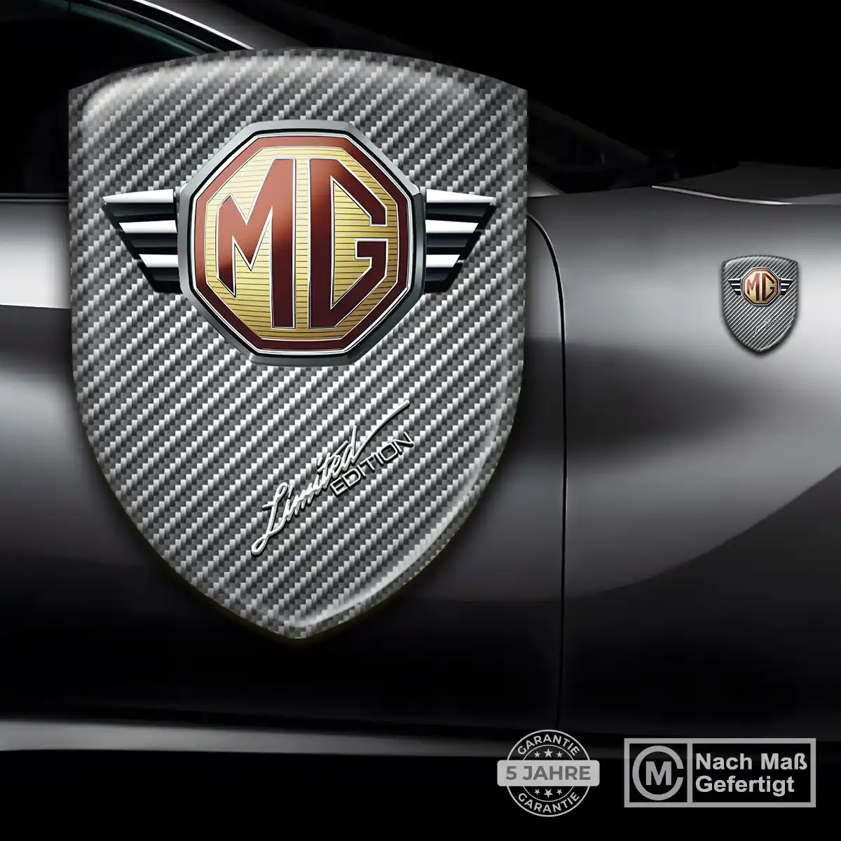 MG 3D Gel Aufkleber Auto Modernes Design