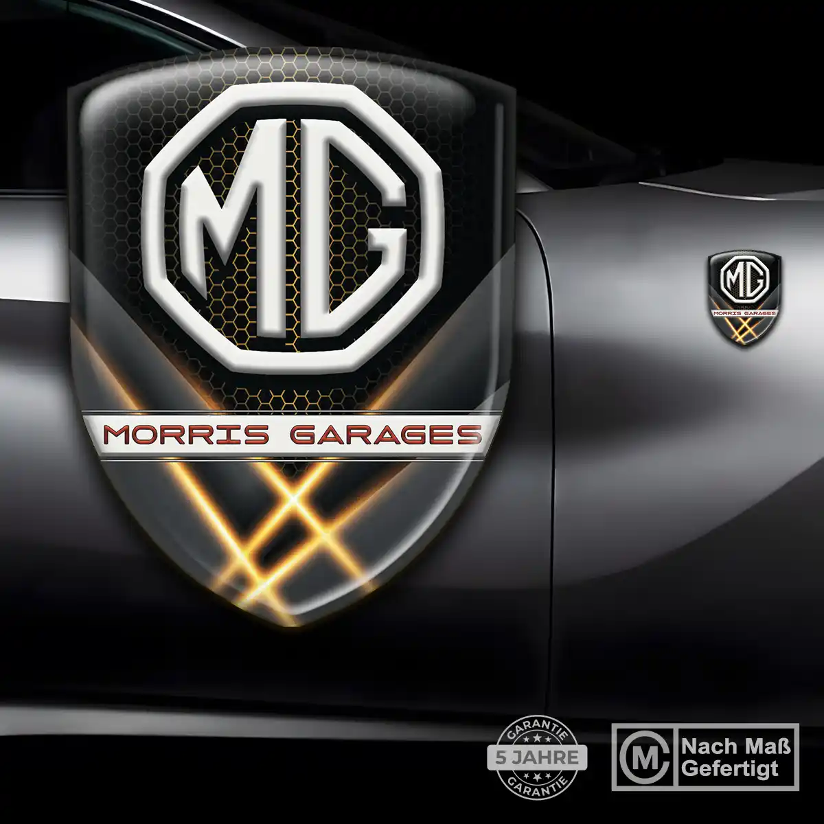 MG 3D Gel Aufkleber Auto Stilvolles Design