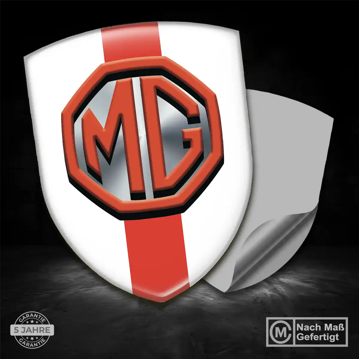 MG 3D Gel Aufkleber Edles Design