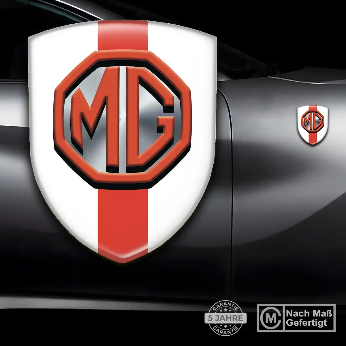 MG 3D Gel Aufkleber Edles Design