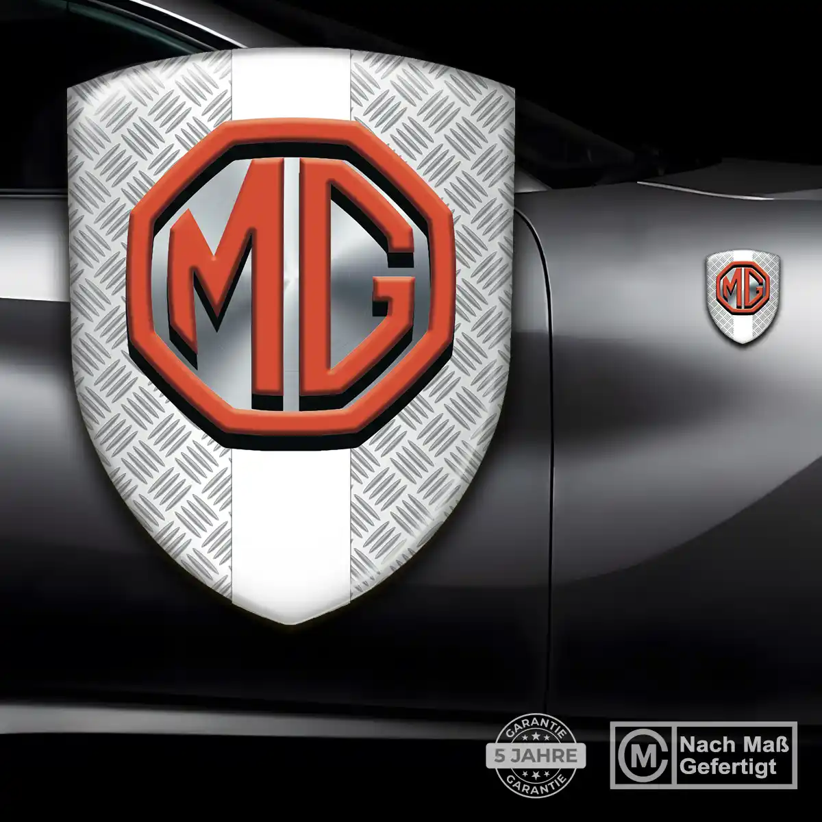 MG 3D Gel Aufkleber Emblem Auto Edles Design