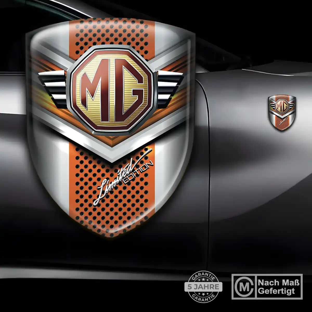 MG 3D Gel Aufkleber Emblem Auto Exterieurdesign