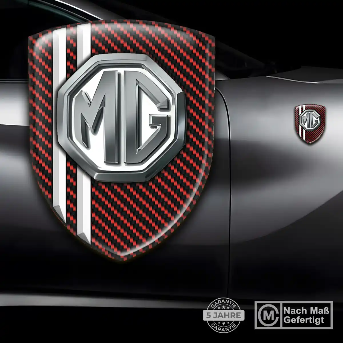 MG 3D Gel Aufkleber Emblem Auto Hochwertiges Harz