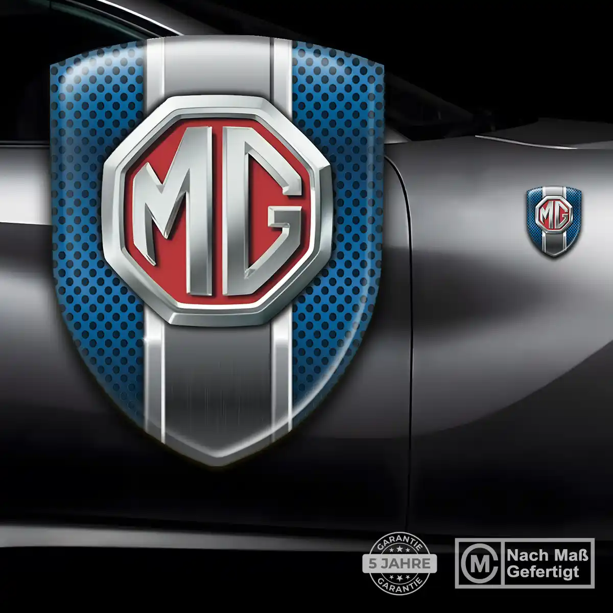 MG 3D Gel Aufkleber Emblem Auto Markenedition