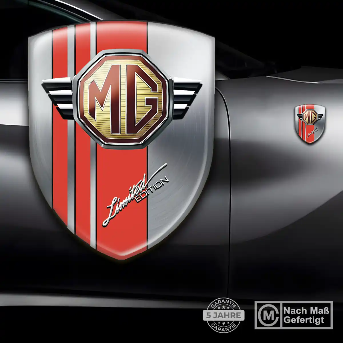 MG 3D Gel Aufkleber Emblem Auto Modernes Design