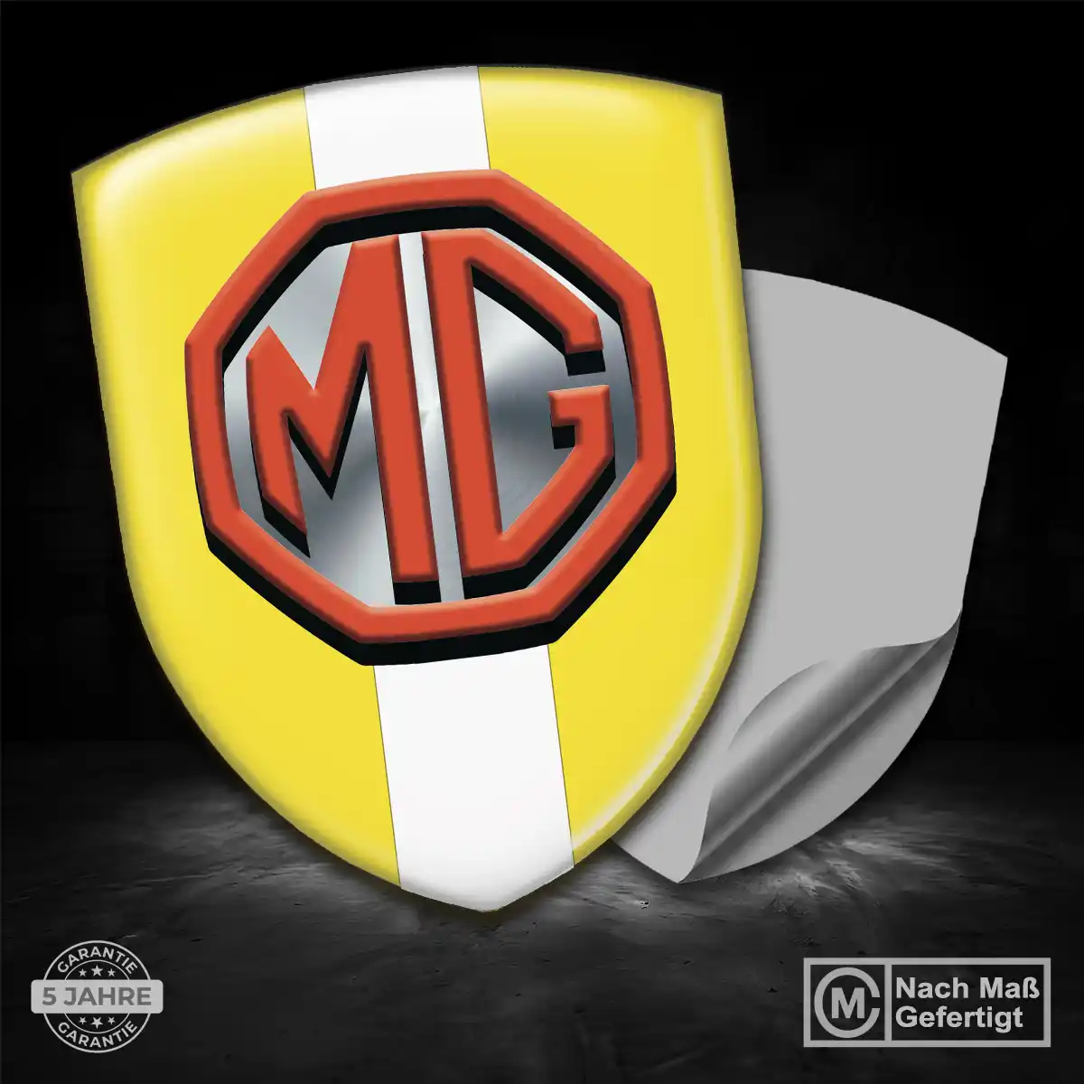 MG 3D Gel Aufkleber Emblem Auto Premiumqualität