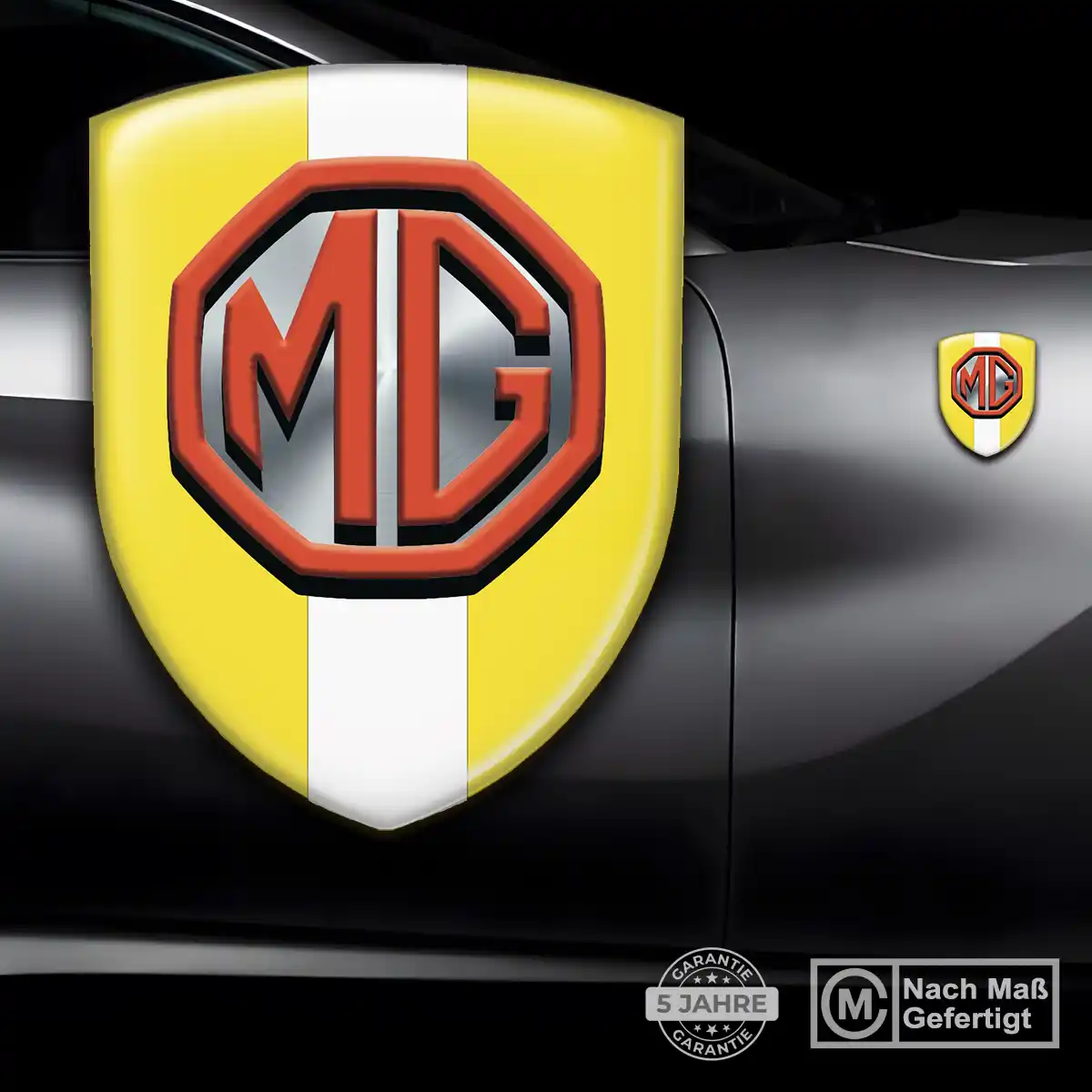MG 3D Gel Aufkleber Emblem Auto Premiumqualität