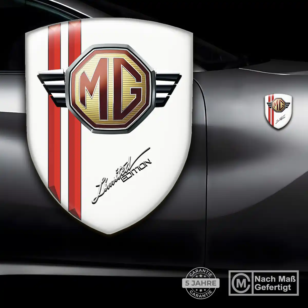 MG 3D Gel Aufkleber Emblem Auto Stilvolles Design