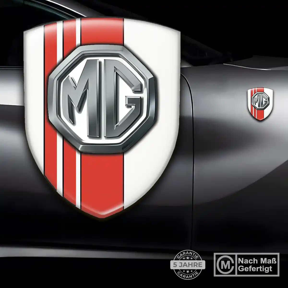 MG 3D Gel Aufkleber Emblem Hochwertiges Harz