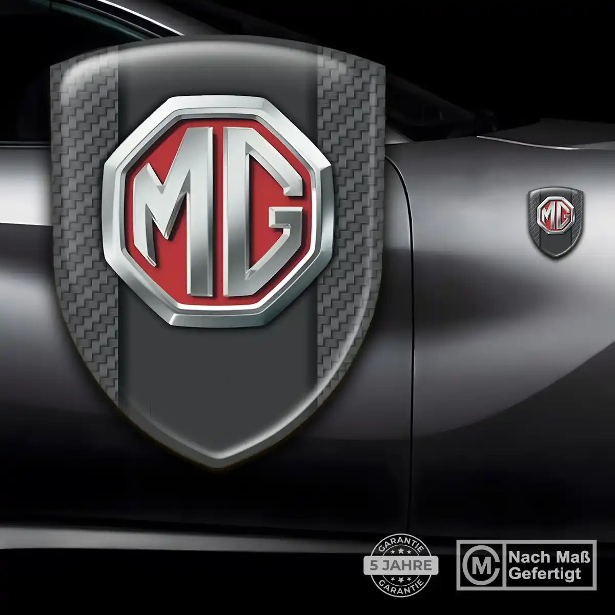 MG 3D Gel Aufkleber Emblem Limitierte Auflage