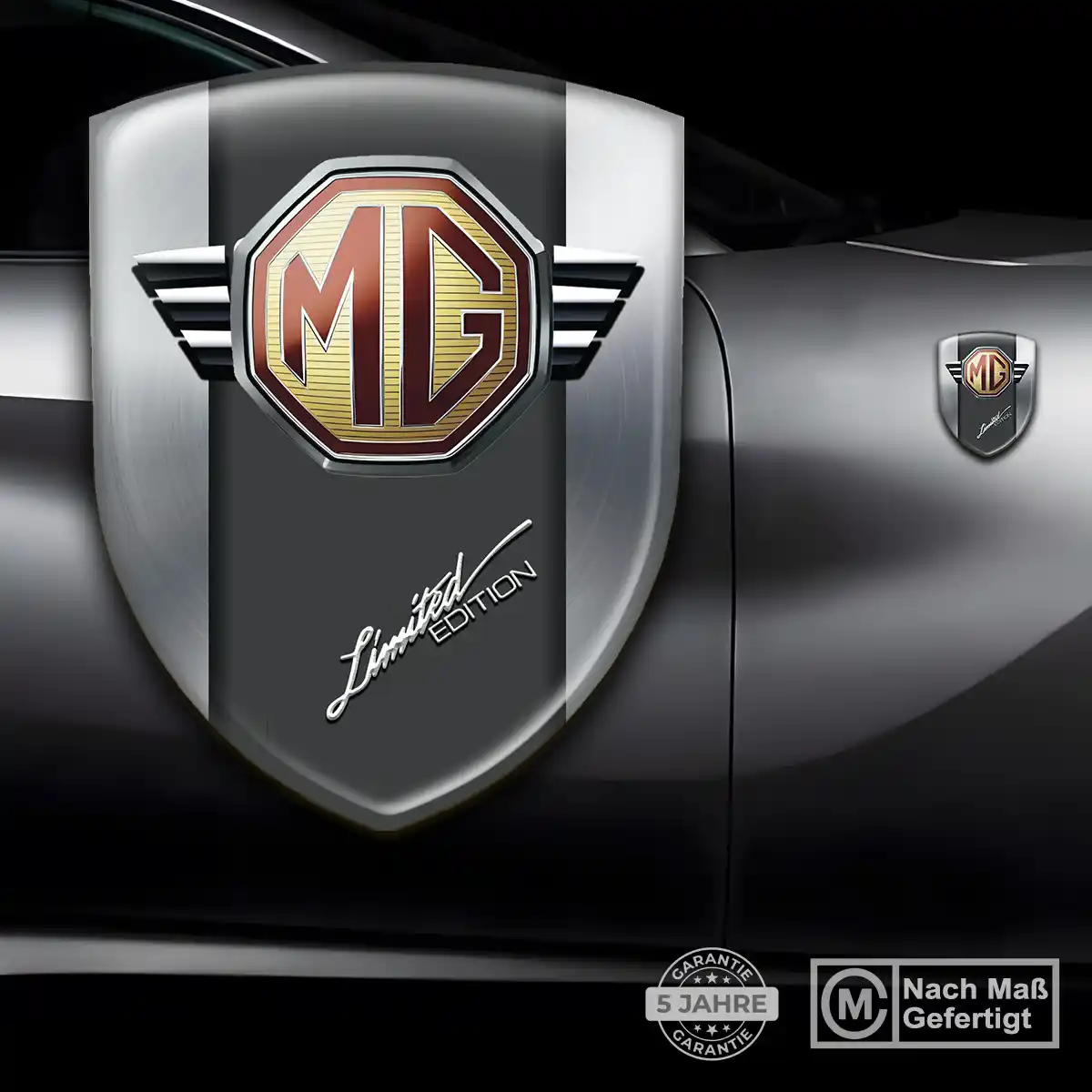 MG 3D Gel Aufkleber Emblem Luxus-Edition