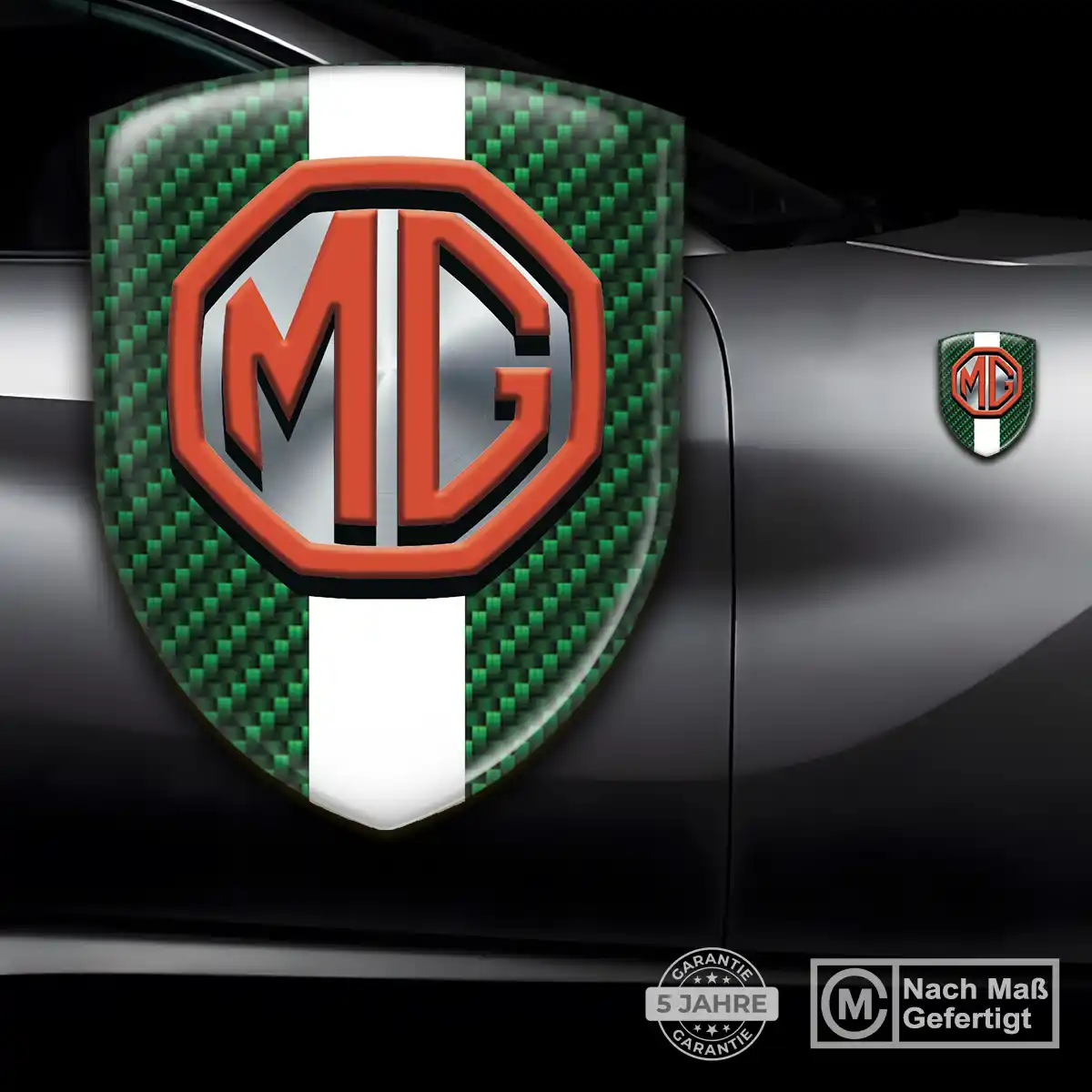 MG 3D Gel Aufkleber Emblem Modernes Design