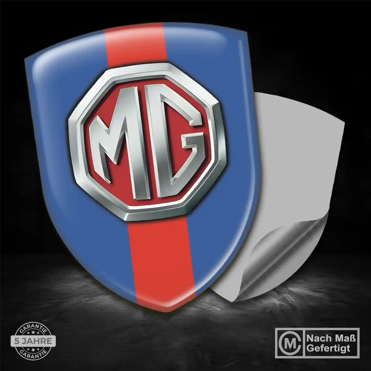 MG 3D Gel Aufkleber Emblem Premium-Edition