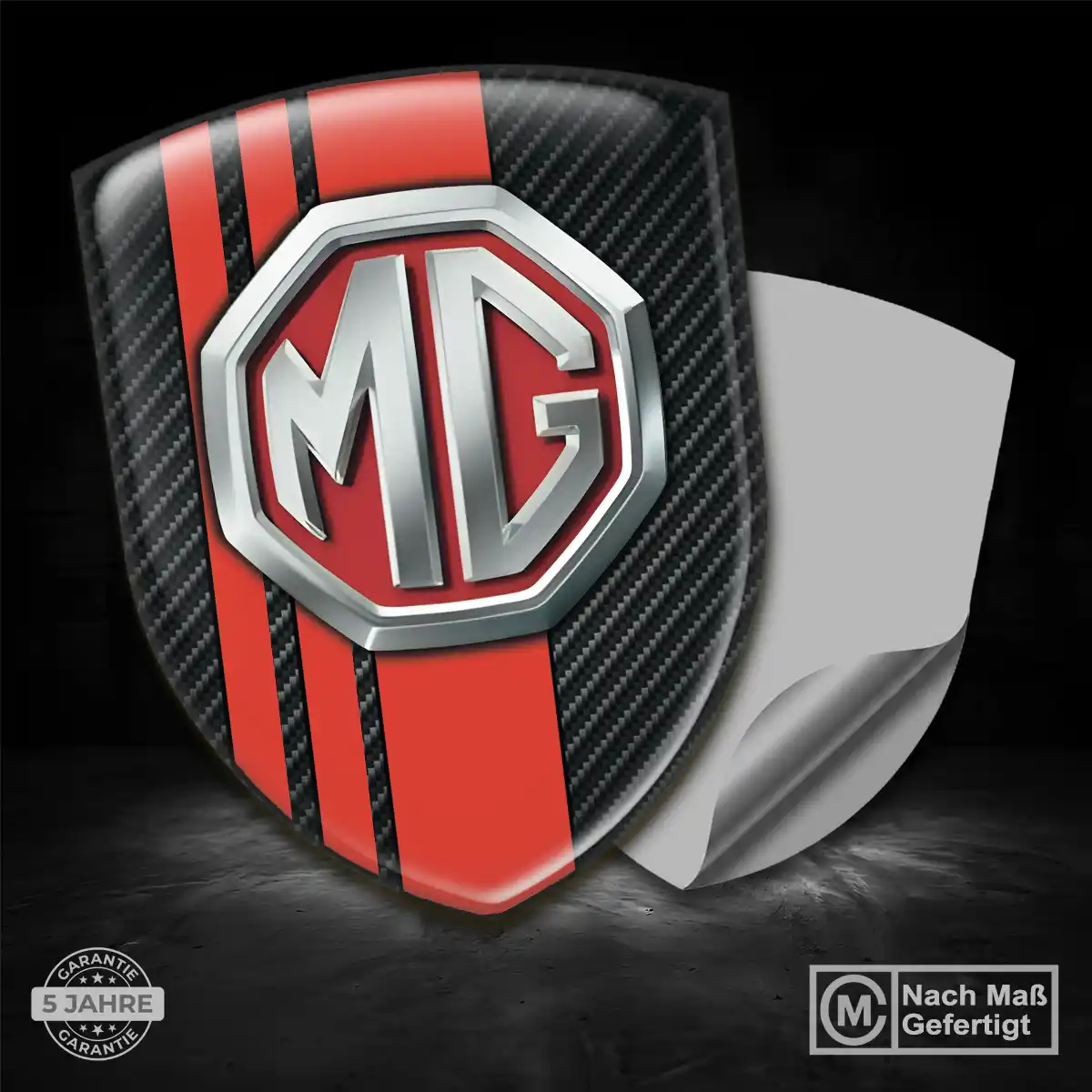 MG 3D Gel Aufkleber Embleme Anspruchsvolles Design