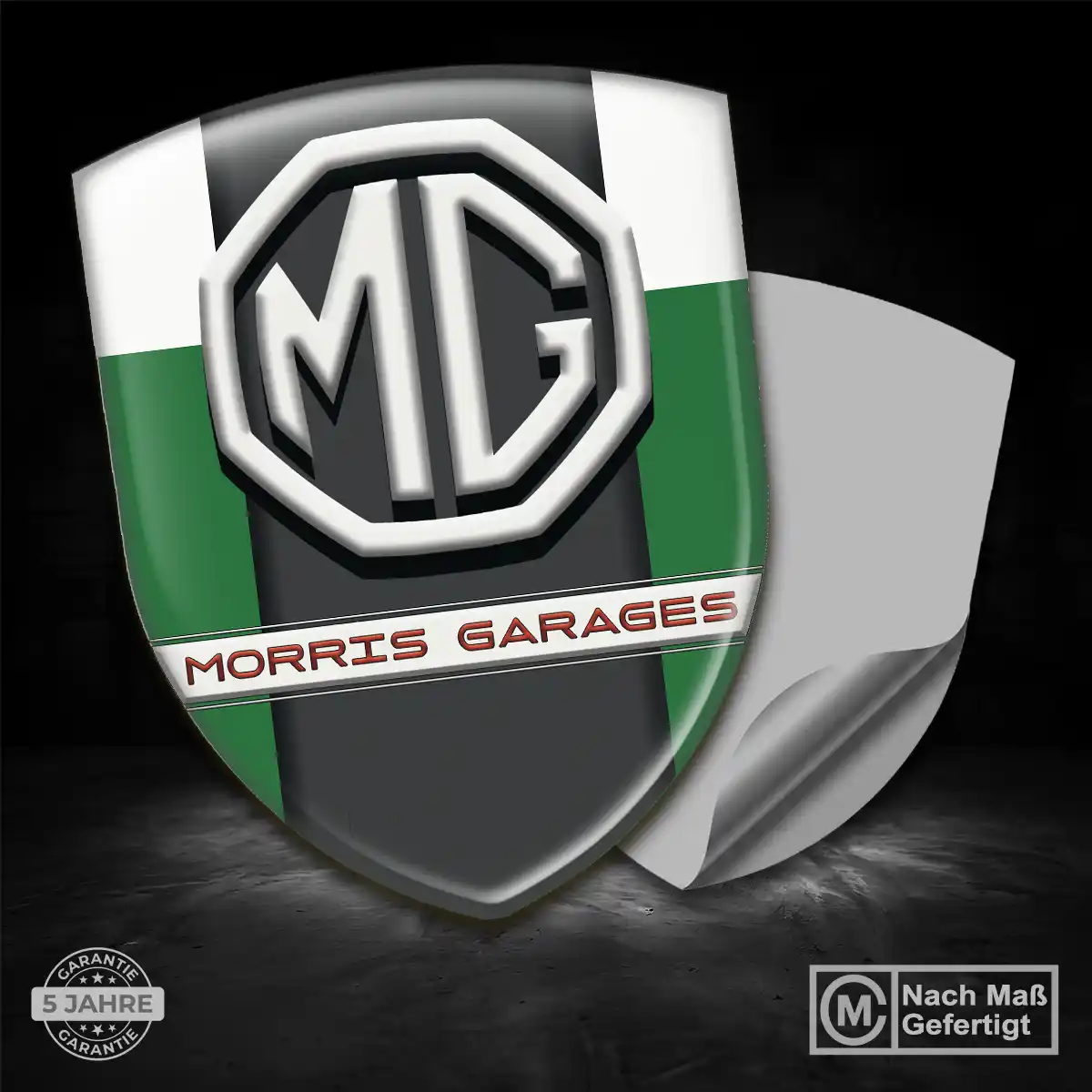 MG 3D Gel Aufkleber Embleme Ausdrucksstarkes Design