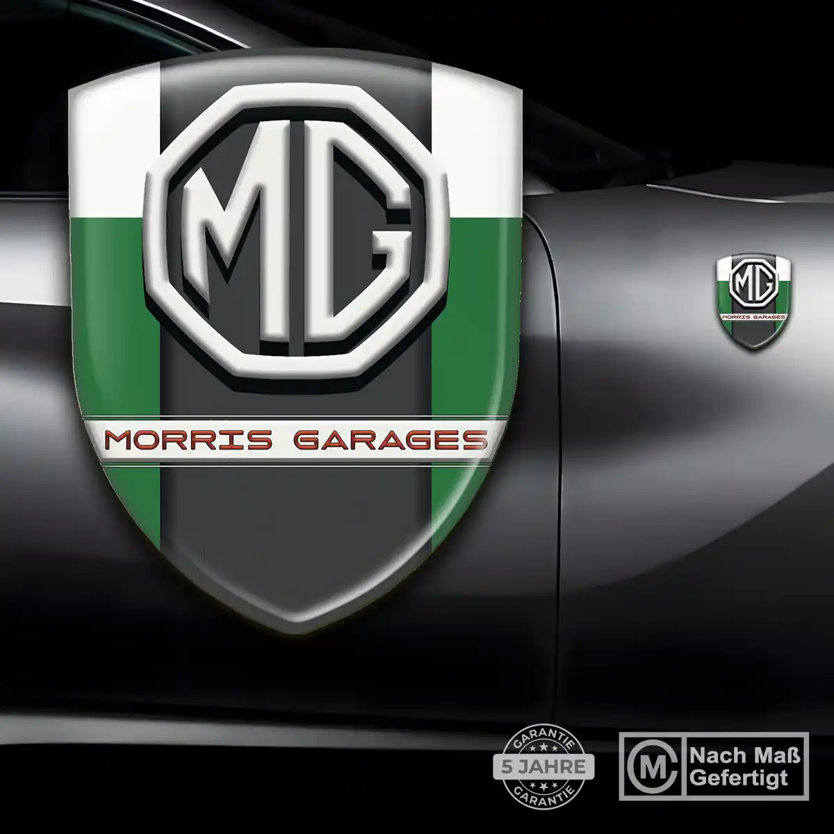 MG 3D Gel Aufkleber Embleme Ausdrucksstarkes Design