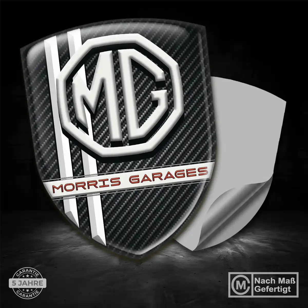 MG 3D Gel Aufkleber Embleme Auto Edles Design