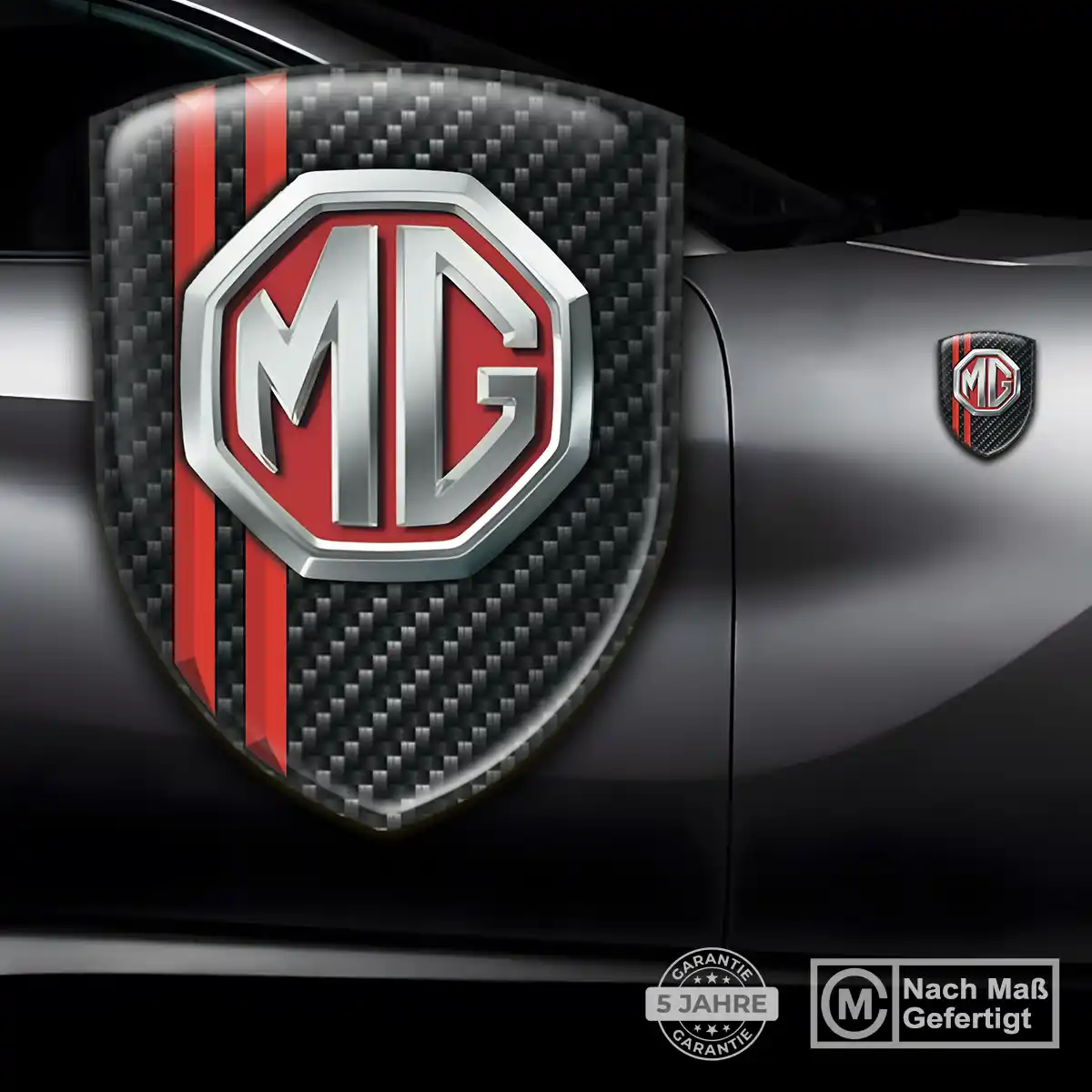 MG 3D Gel Aufkleber Embleme Auto Exterieurdesign
