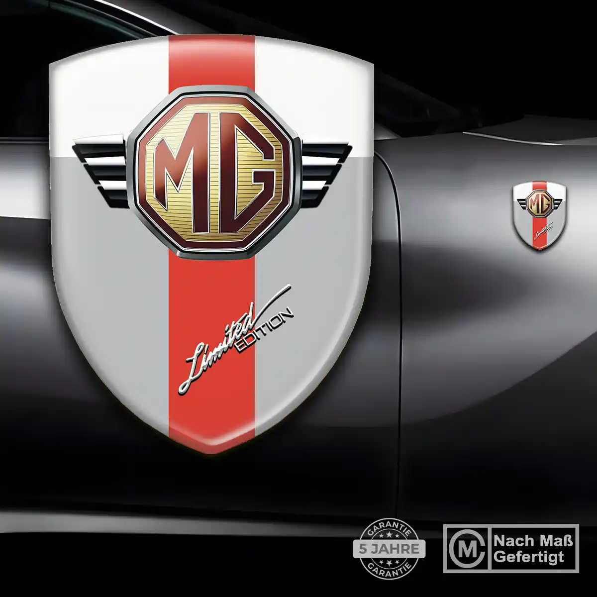 MG 3D Gel Aufkleber Embleme Auto Premiumqualität