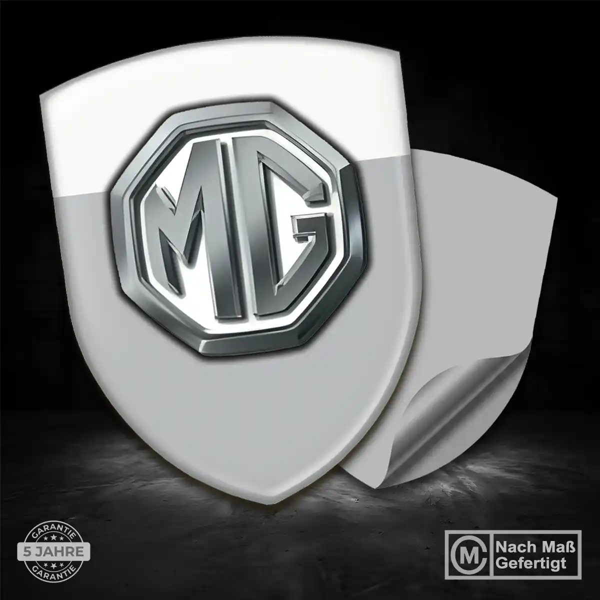 MG 3D Gel Aufkleber Embleme Auto Stilvolles Design