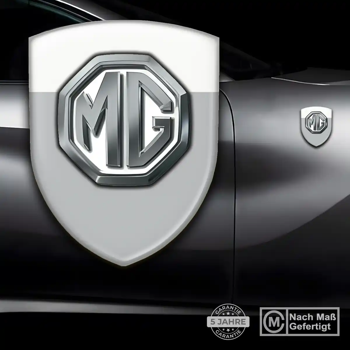 MG 3D Gel Aufkleber Embleme Auto Stilvolles Design