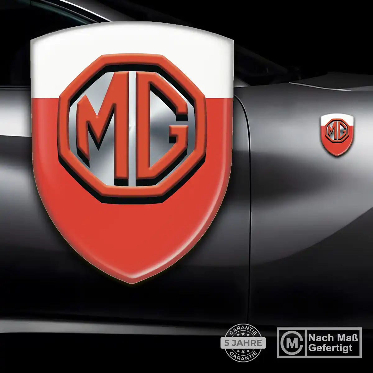 MG 3D Gel Aufkleber Embleme Auto Tuningfahrzeug