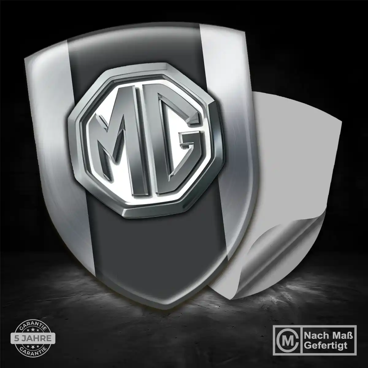 MG 3D Gel Aufkleber Embleme Elegantes Design