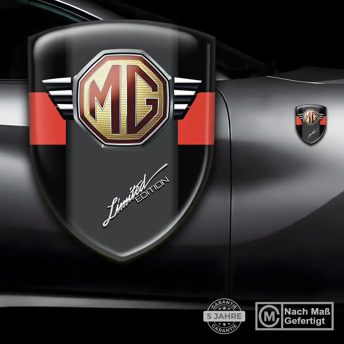 MG 3D Gel Aufkleber Embleme Erstklassige Qualität