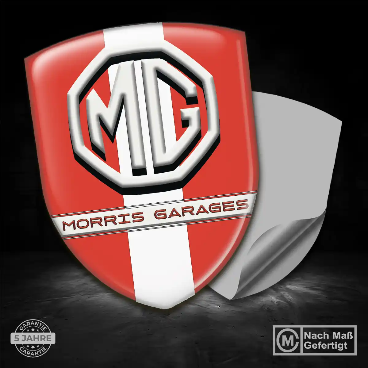 MG 3D Gel Aufkleber Embleme Limitierte Auflage