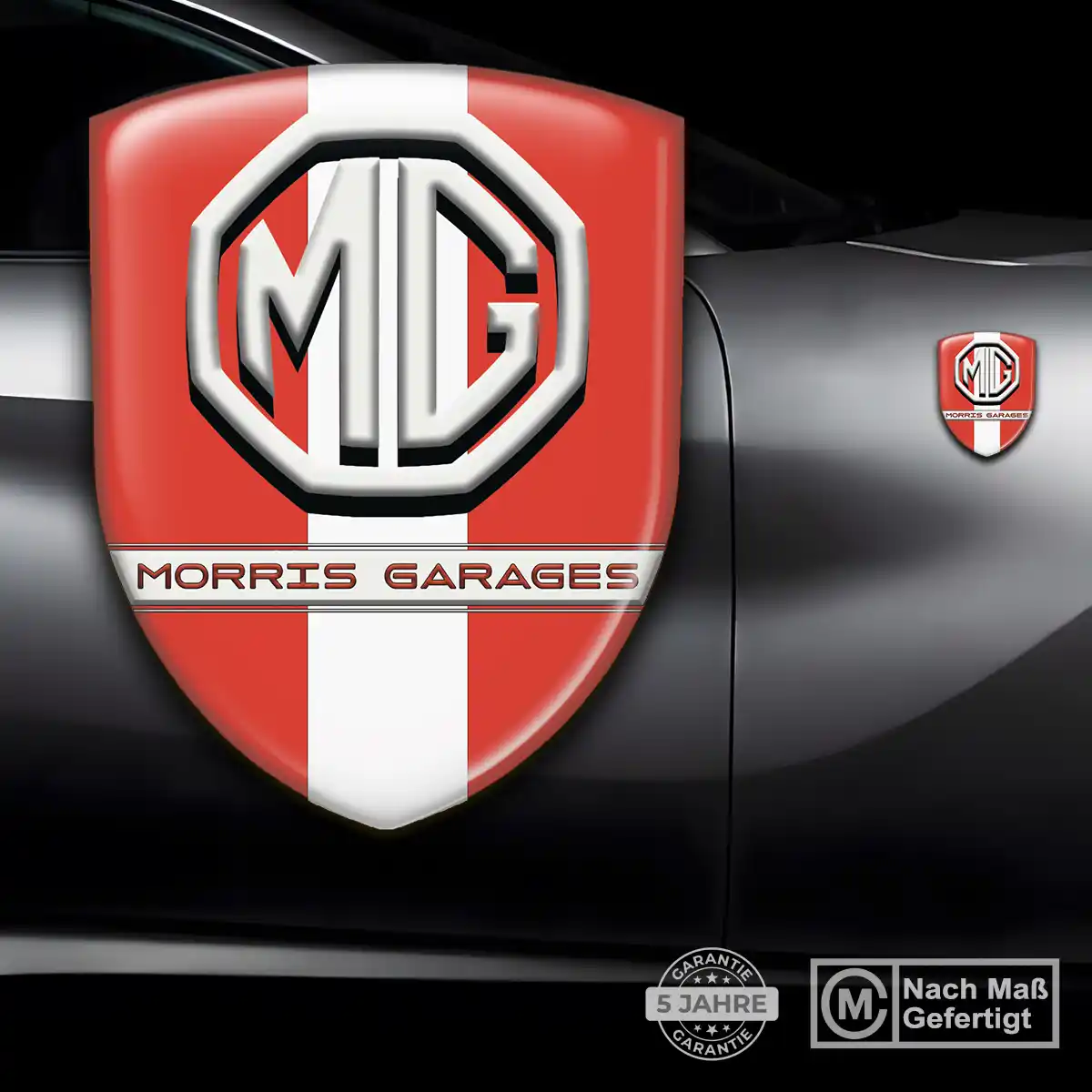 MG 3D Gel Aufkleber Embleme Limitierte Auflage