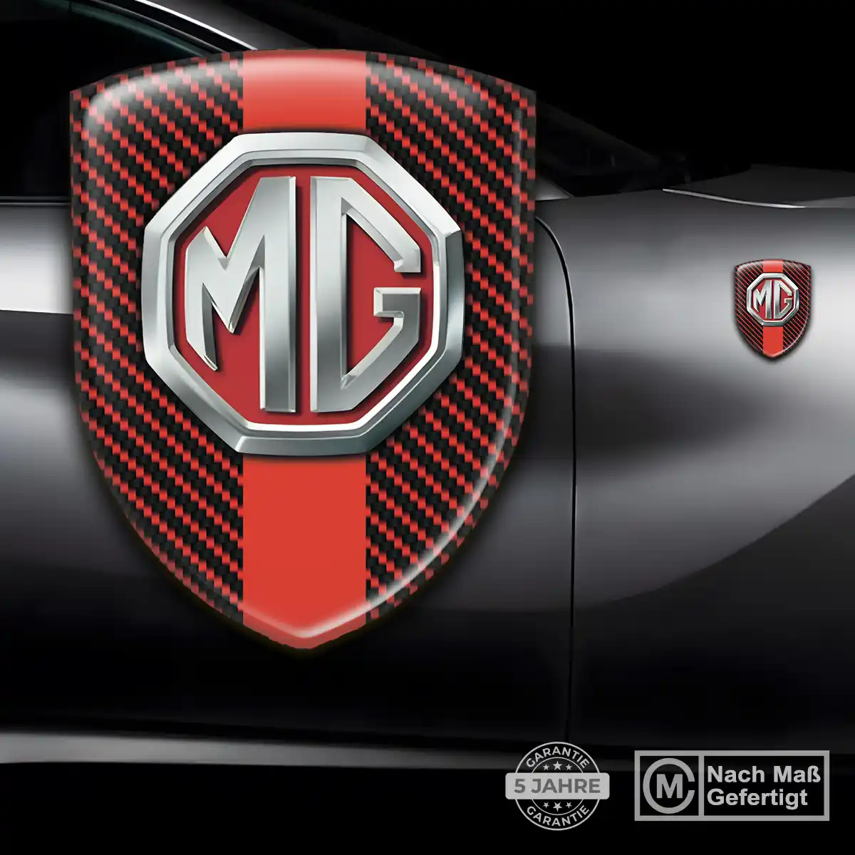 MG 3D Gel Aufkleber Embleme Luxus-Edition