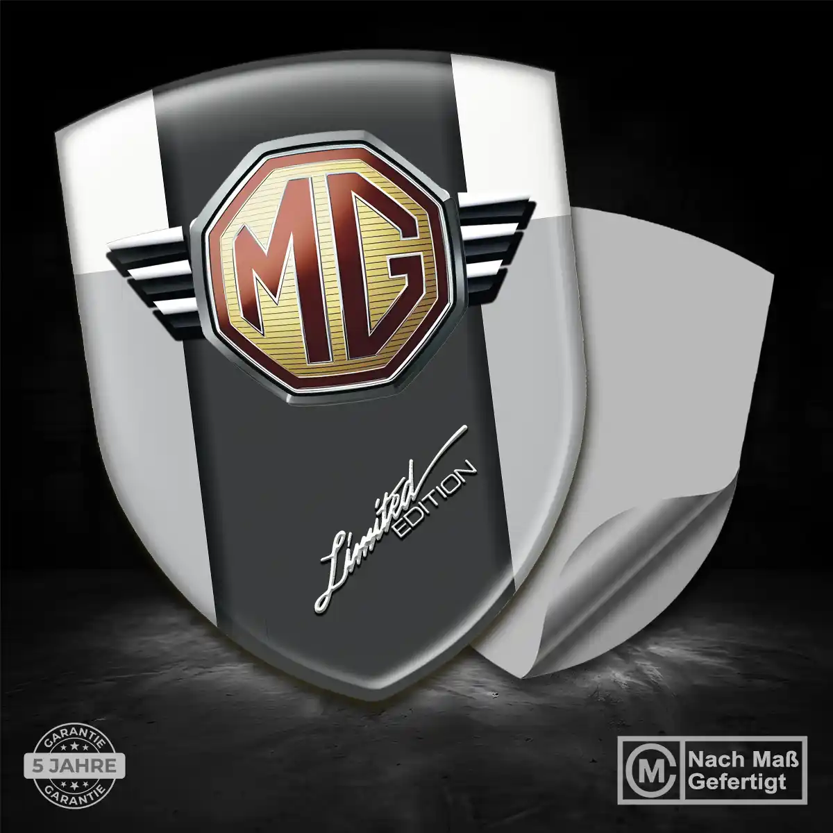 MG 3D Gel Aufkleber Embleme Markenedition