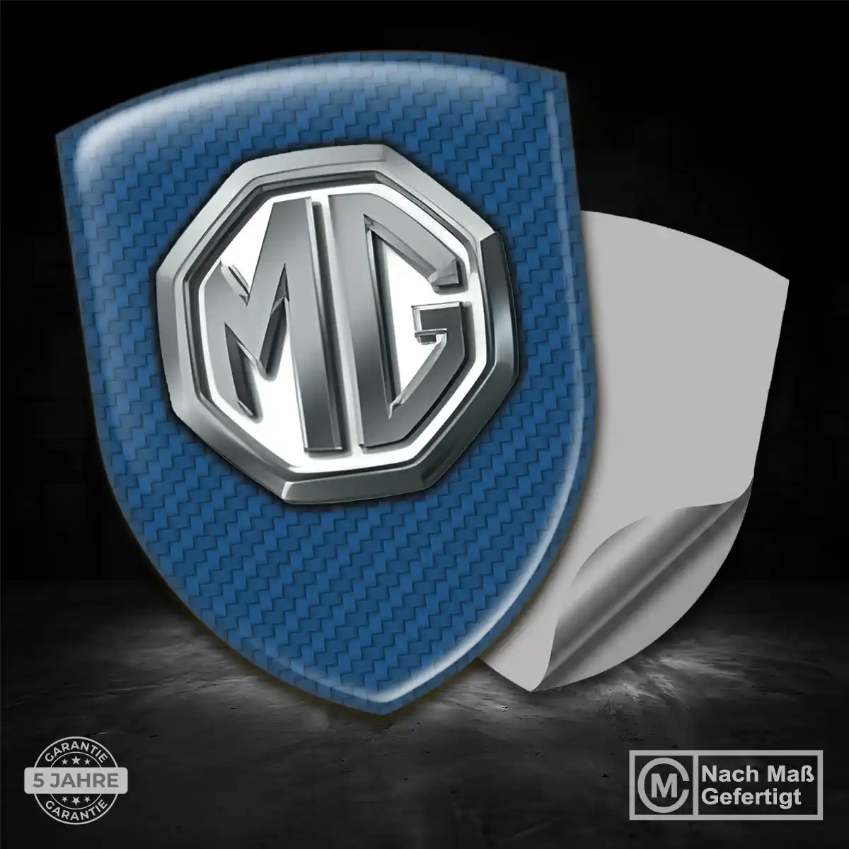 MG 3D Gel Aufkleber Embleme Premium-Edition