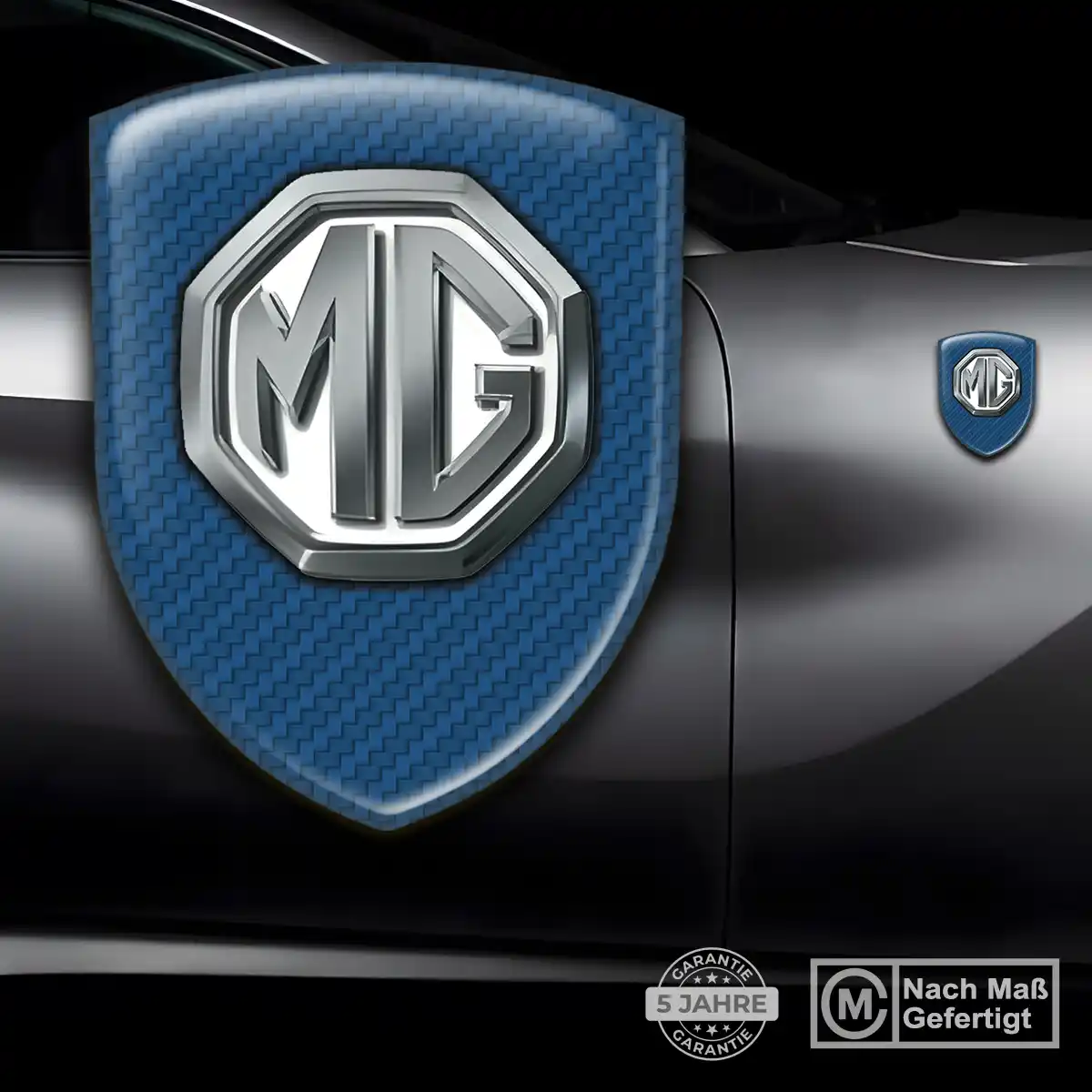 MG 3D Gel Aufkleber Embleme Premium-Edition