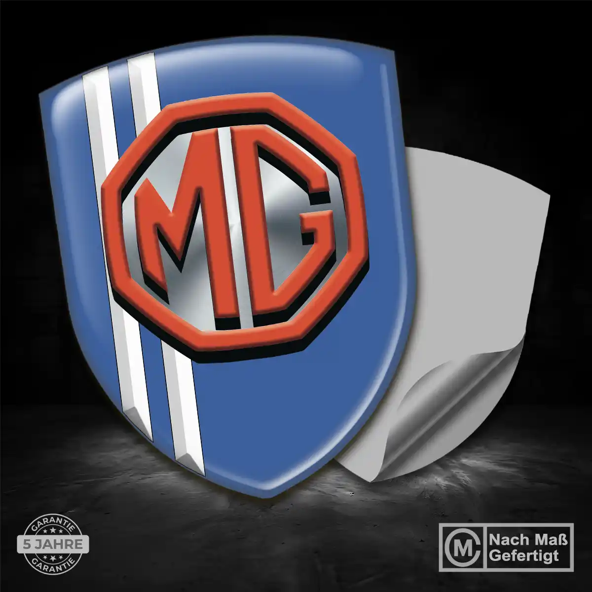 MG 3D Gel Aufkleber Embleme Premiumqualität