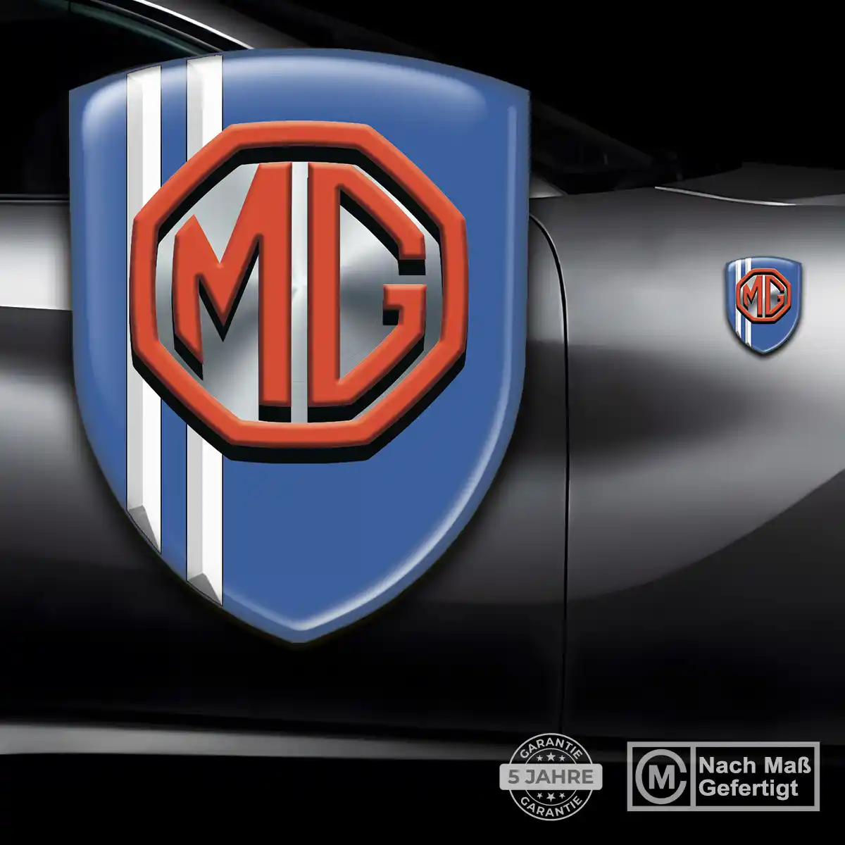 MG 3D Gel Aufkleber Embleme Premiumqualität