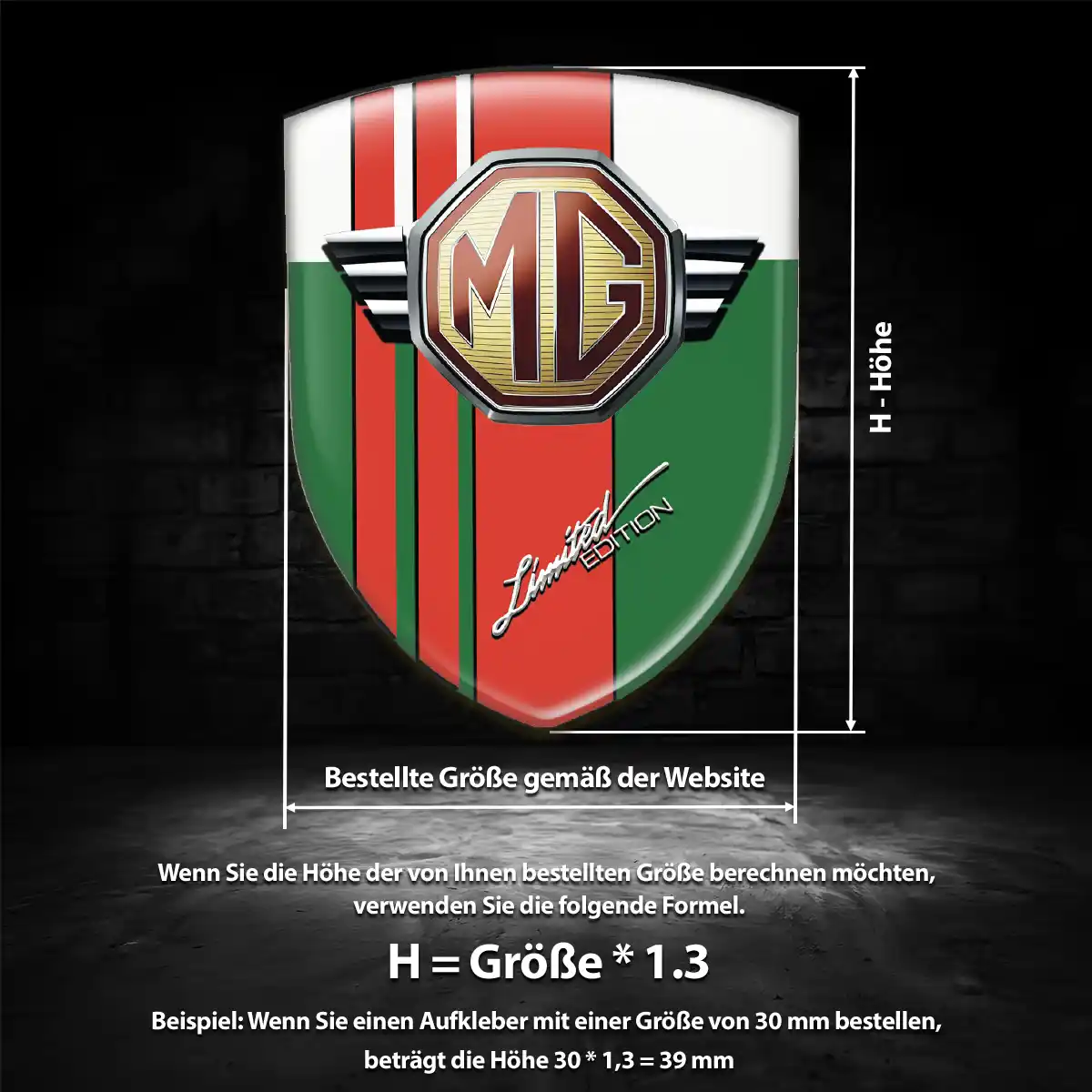 MG 3D Gel Aufkleber Interieurdesign